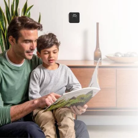 Termostat digitális Honeywell DT4R Fehér vezeték nélküli nem programozható könnyen de telepített